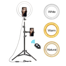 LED Ring Light USB Photography Lamp With Tripod For Photo Makeup 10inch LED Selfie Ring Light